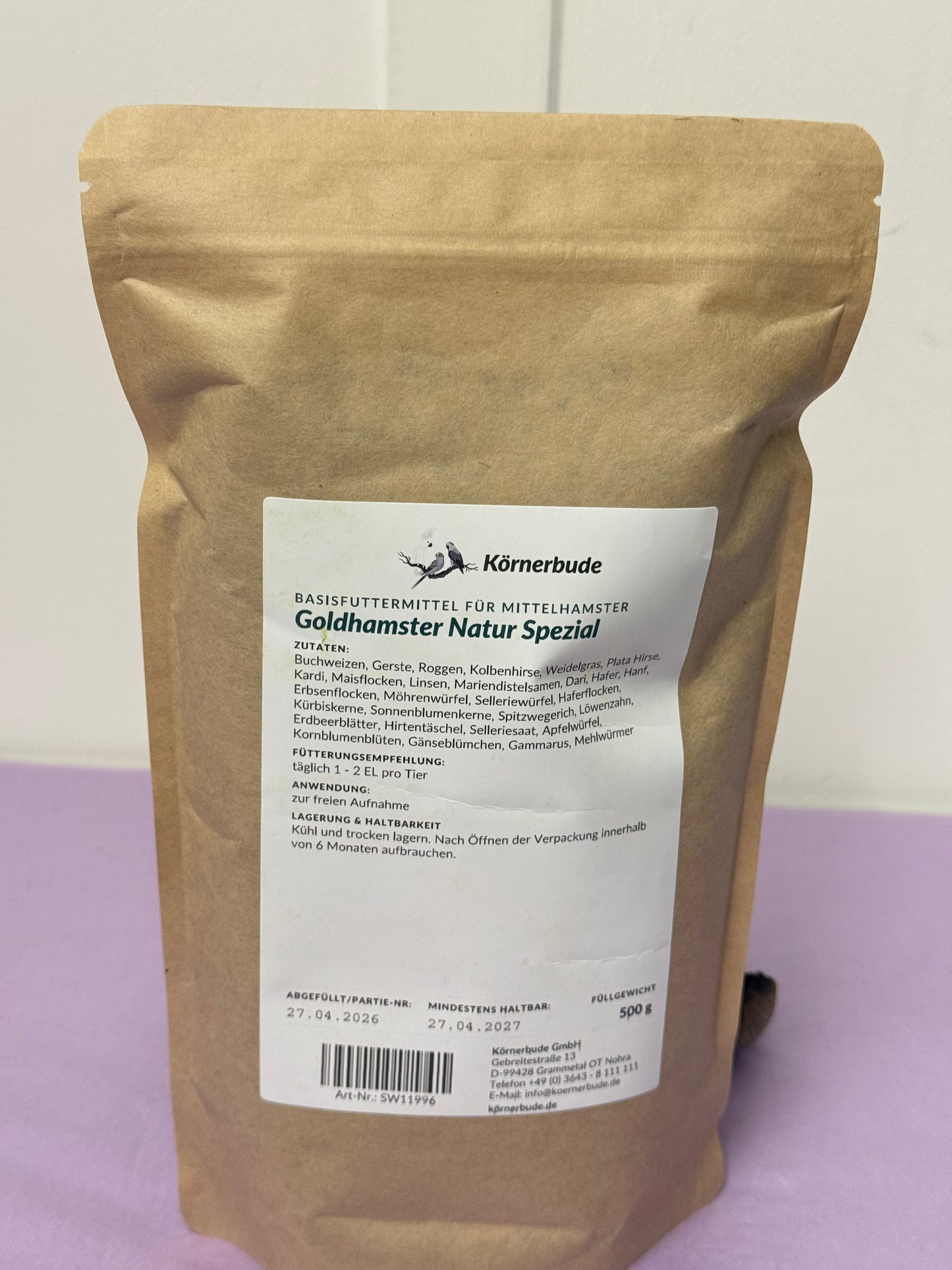 Syrian Food Seed Mix 500g by Koernerbude