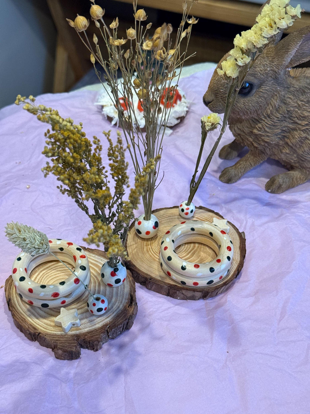 Christmas Spray and Treat Holder For Hamsters