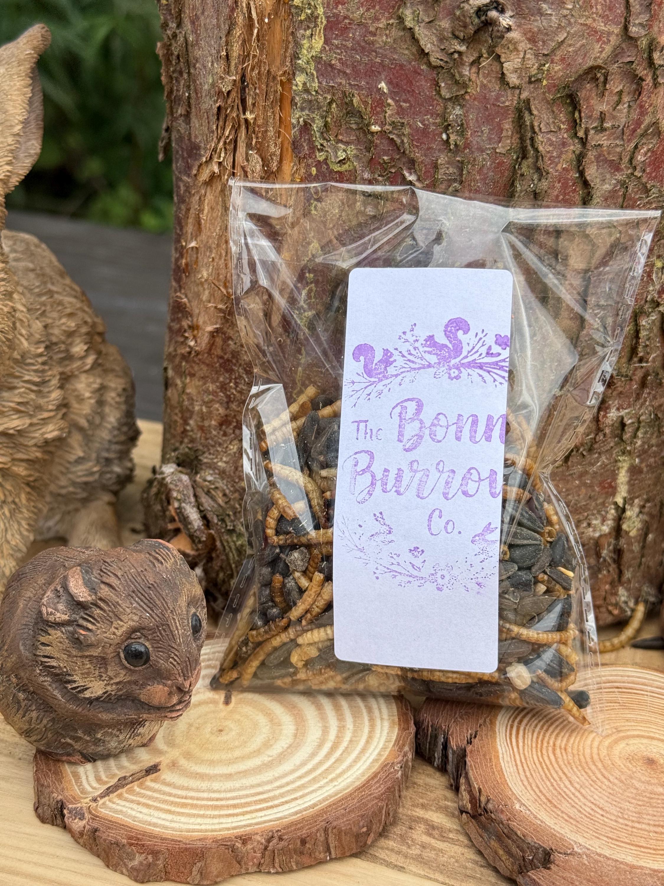 Dried Mealworm & Sunflower Seed Mix for Hamsters, Rats, Birds