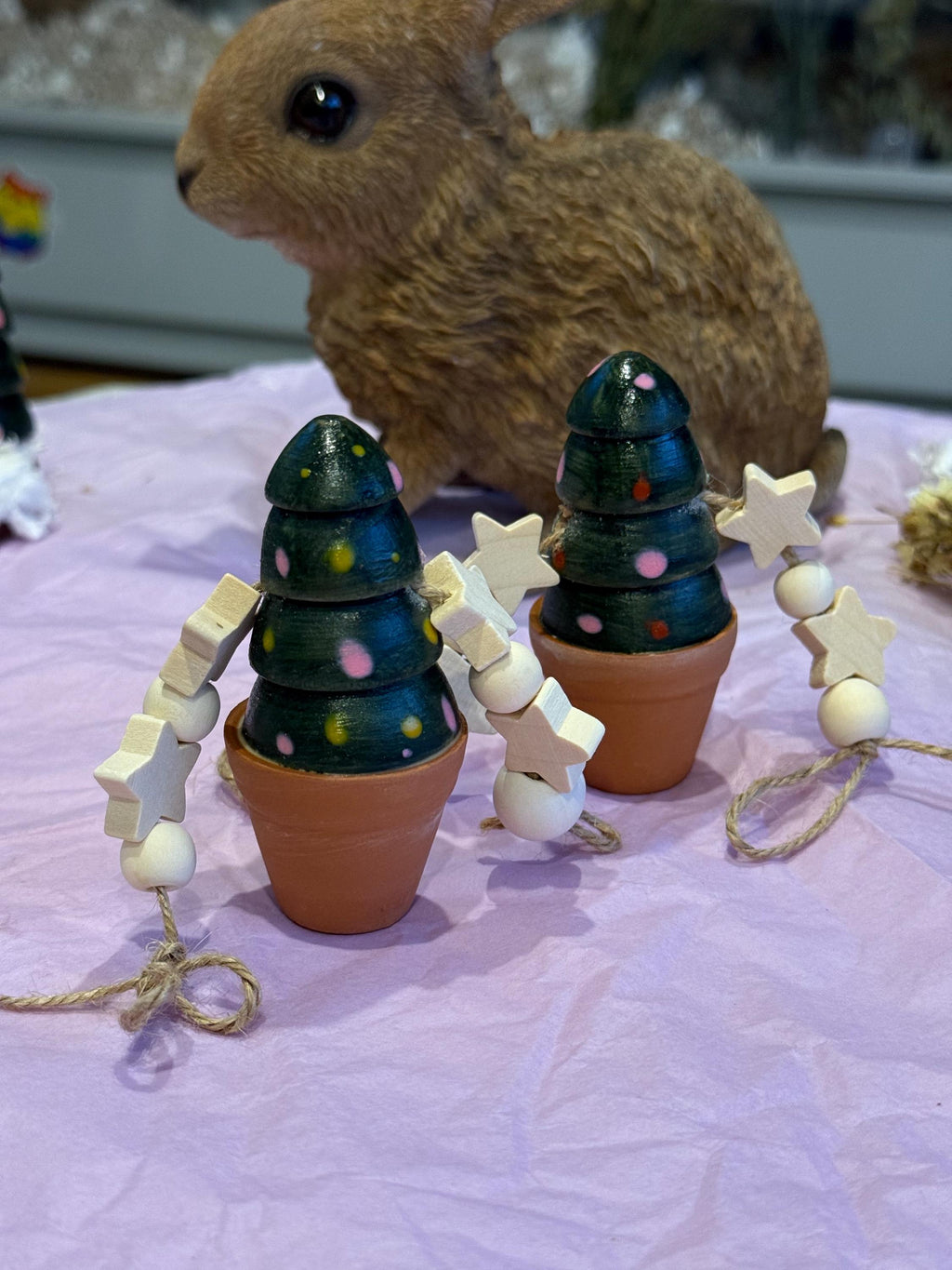 Christmas Tree Wooden Hamster Chew toy