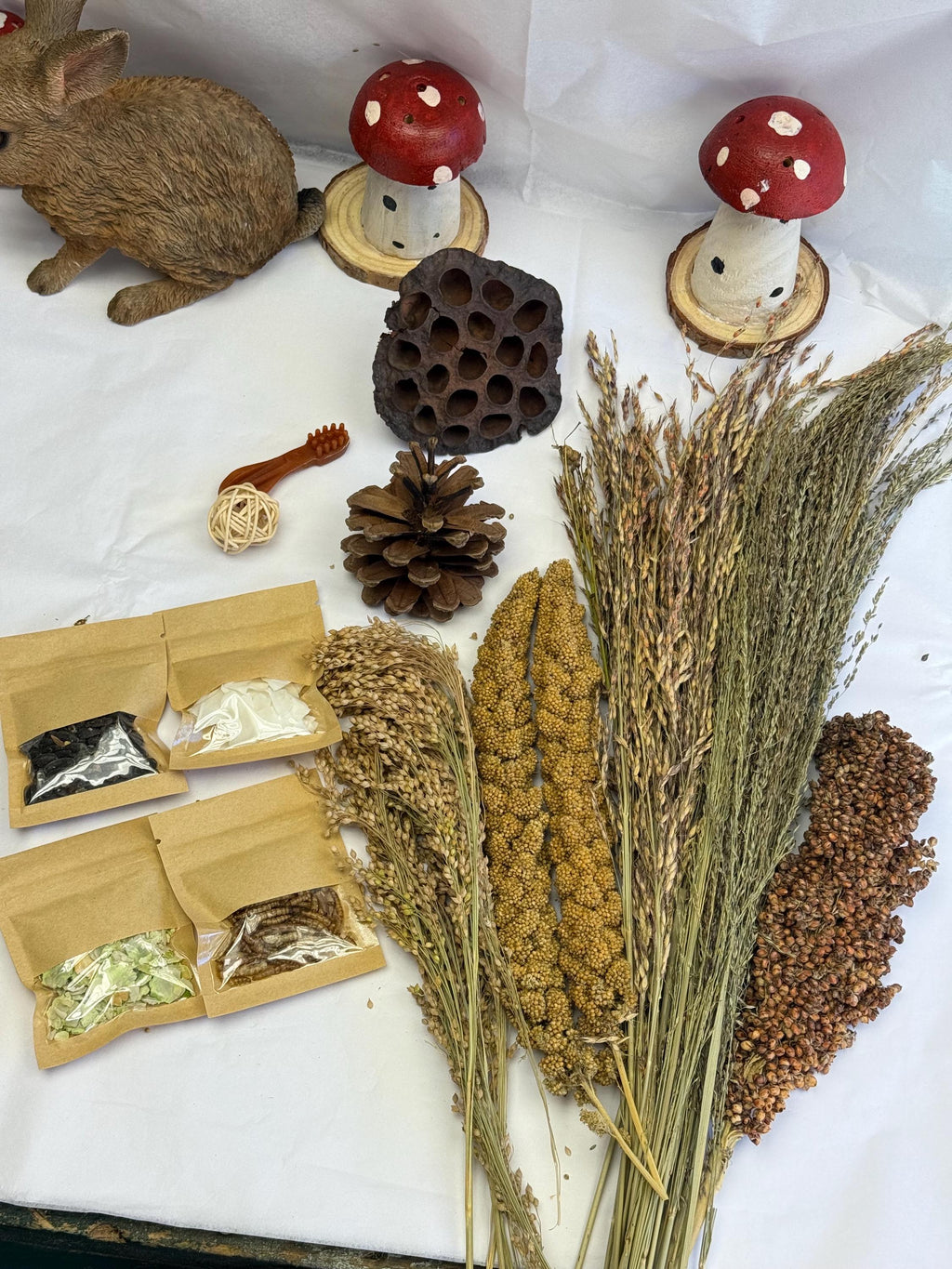 Mega Hamster Enrichment Bundle Sprays, Treats & Toys