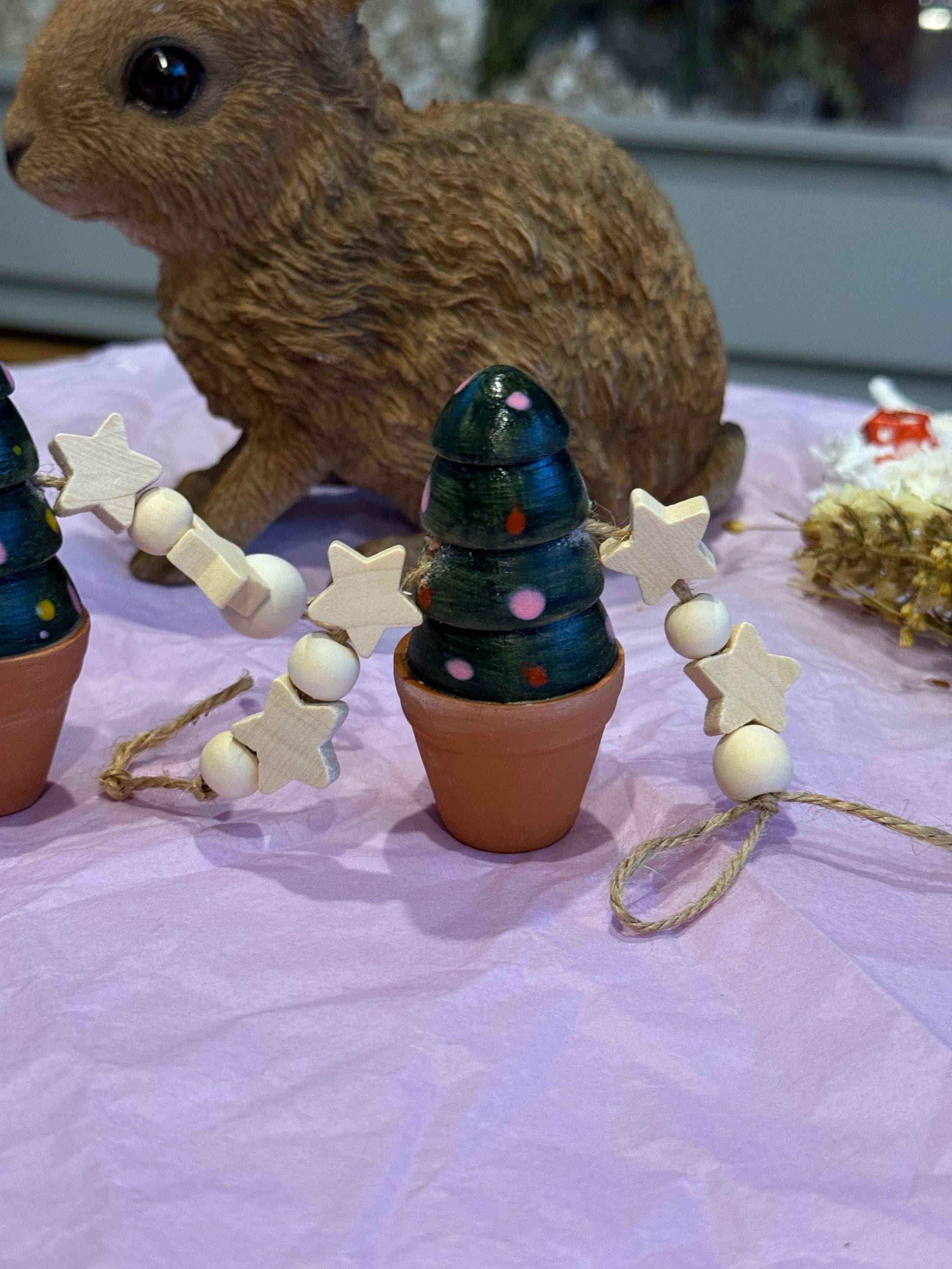 Christmas Tree Wooden Hamster Chew toy