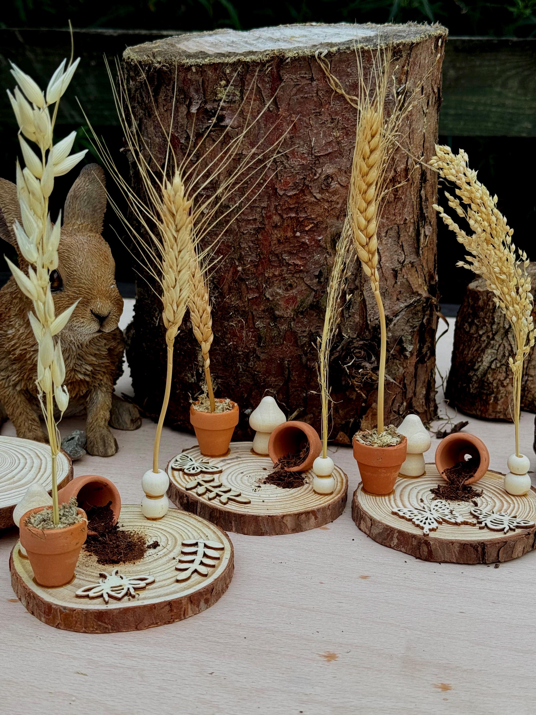 Hamster Spray Holder| Mini Garden Pot Theme | Small Animal Enrichment