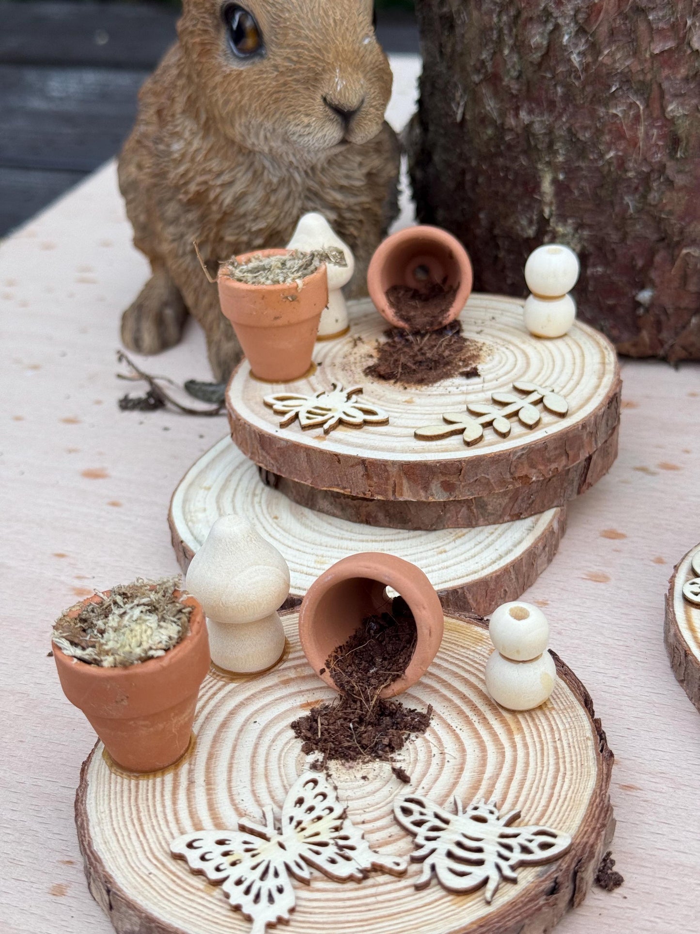 Hamster Spray Holder| Mini Garden Pot Theme | Small Animal Enrichment
