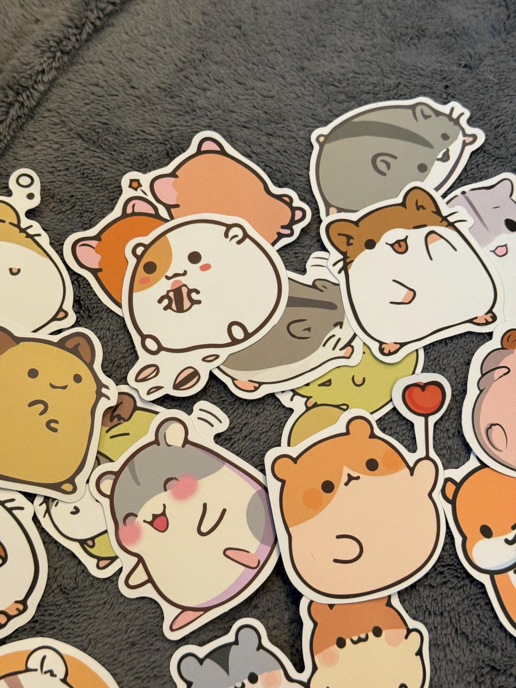 Hamster Cartoon Novelty Stickers, Hamster Room Decor