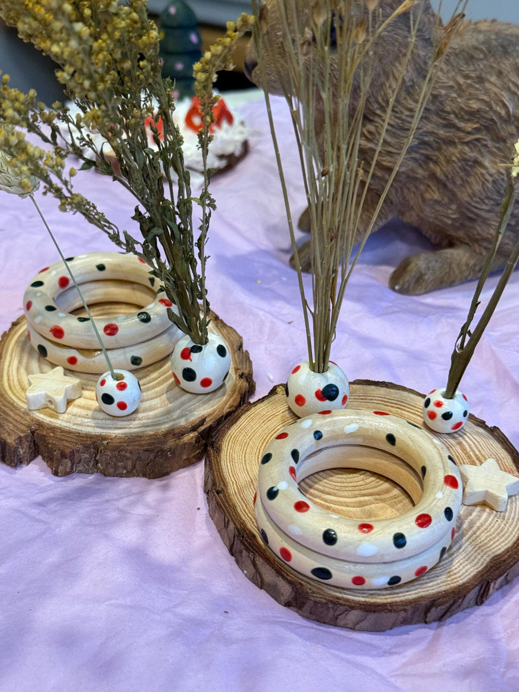 Christmas Spray and Treat Holder For Hamsters