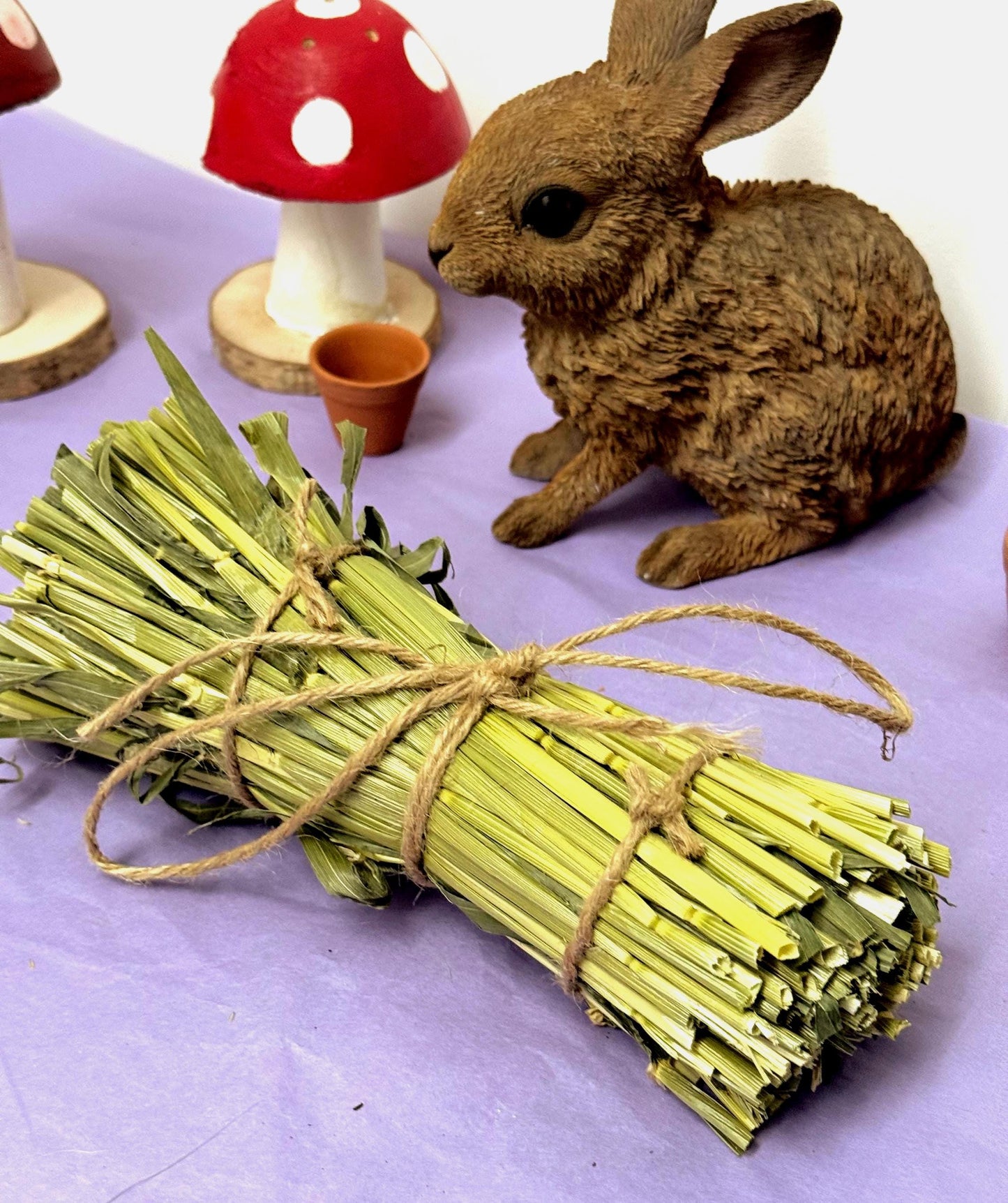 Barley Barrel Handmade Roller Toy For Rabbits & Guineapigs