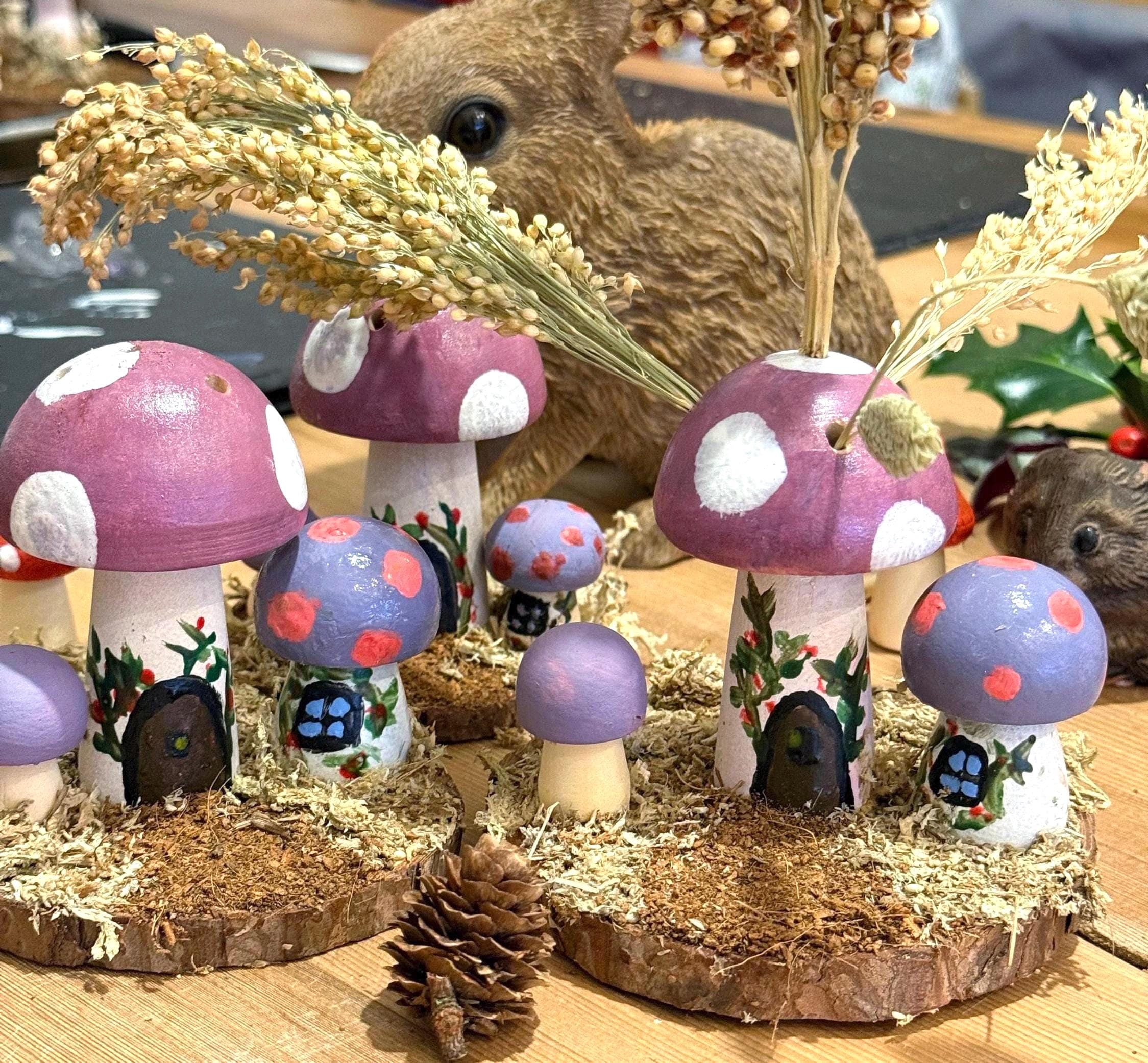 Fairy Garden Woodland Natural Hamster Chew Spray Holder Enrichment For Hamsters And Small Animals