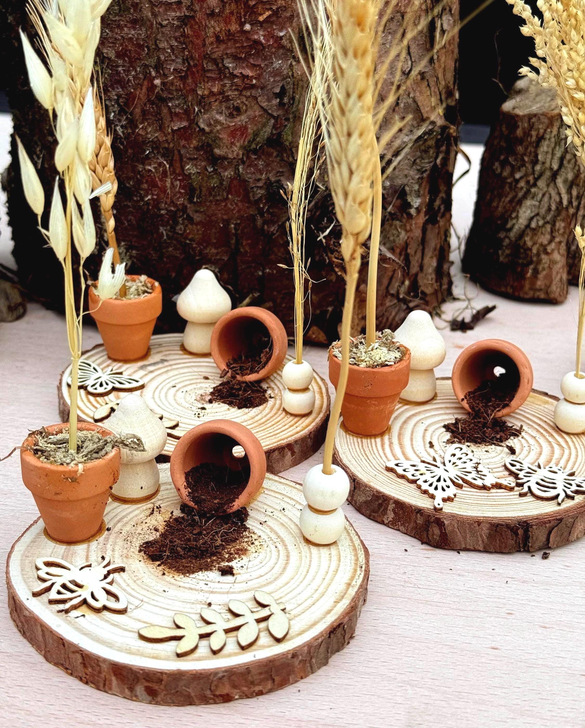 Hamster Spray Holder| Mini Garden Pot Theme | Small Animal Enrichment