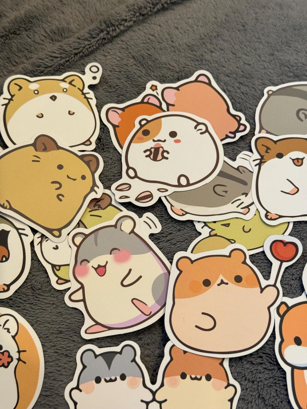 Hamster Cartoon Novelty Stickers, Hamster Room Decor