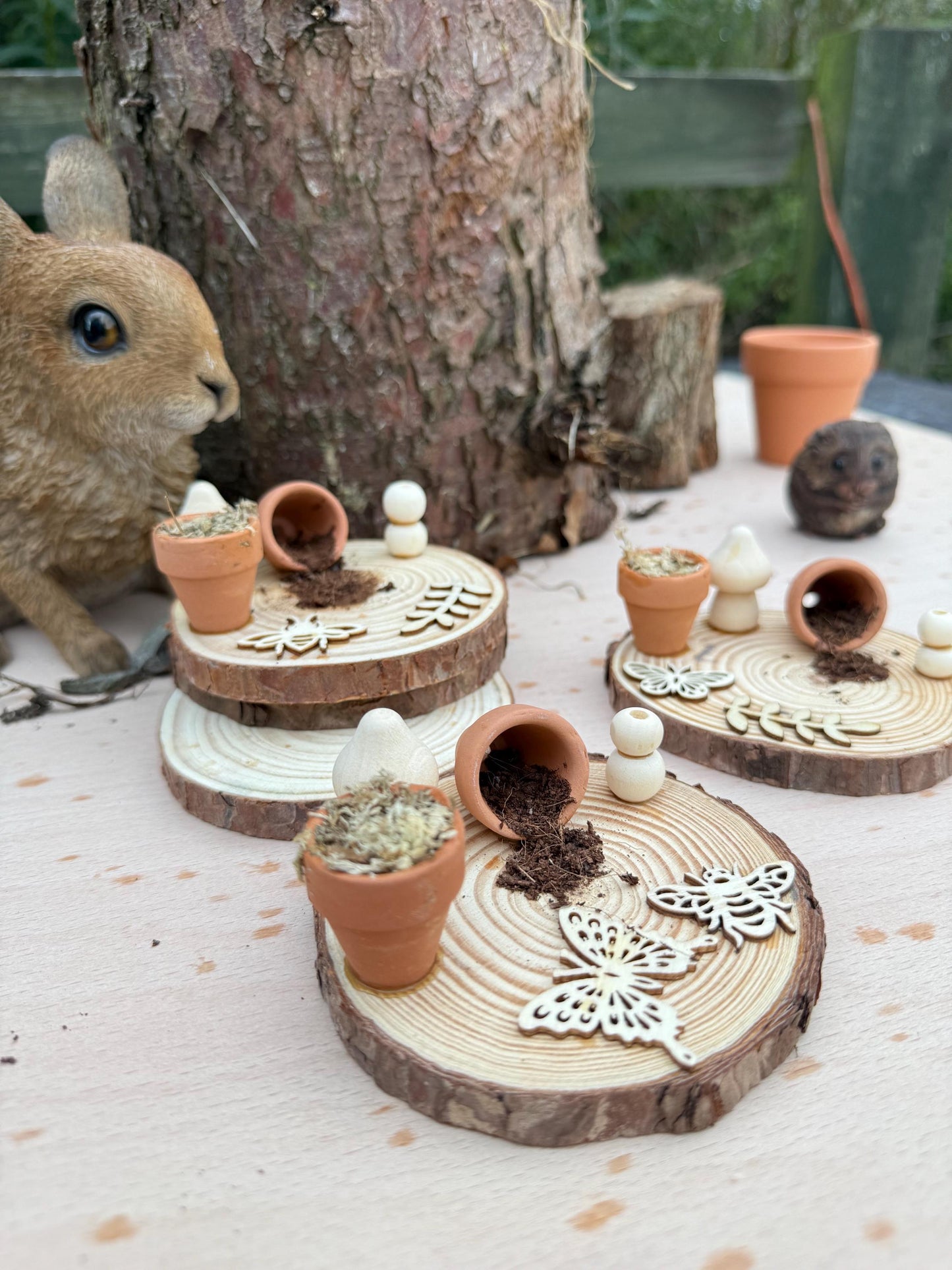 Hamster Spray Holder| Mini Garden Pot Theme | Small Animal Enrichment