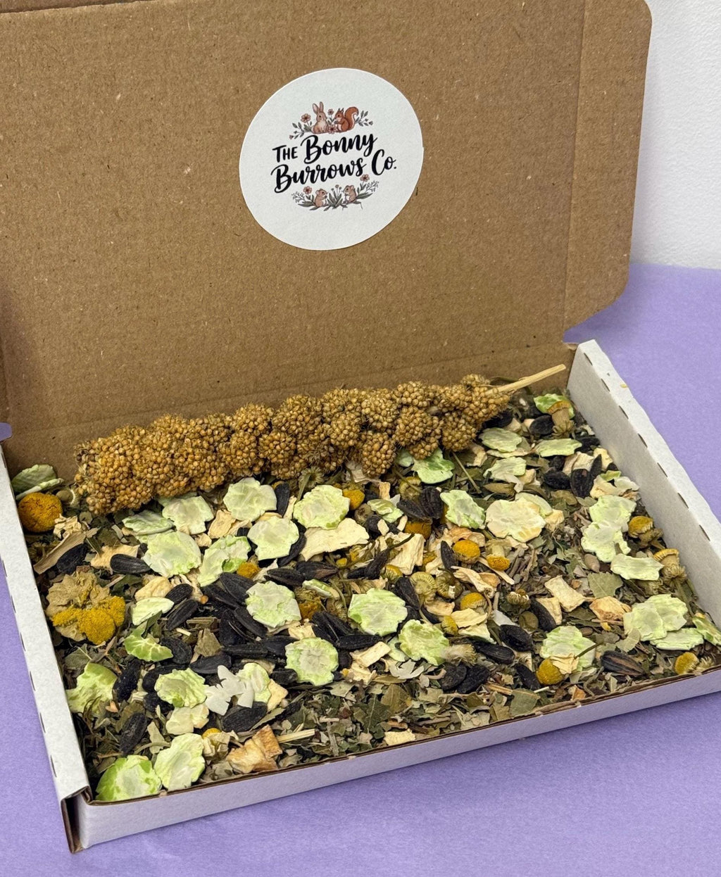 Leafy Natural Forage Selection Box For Hamsters