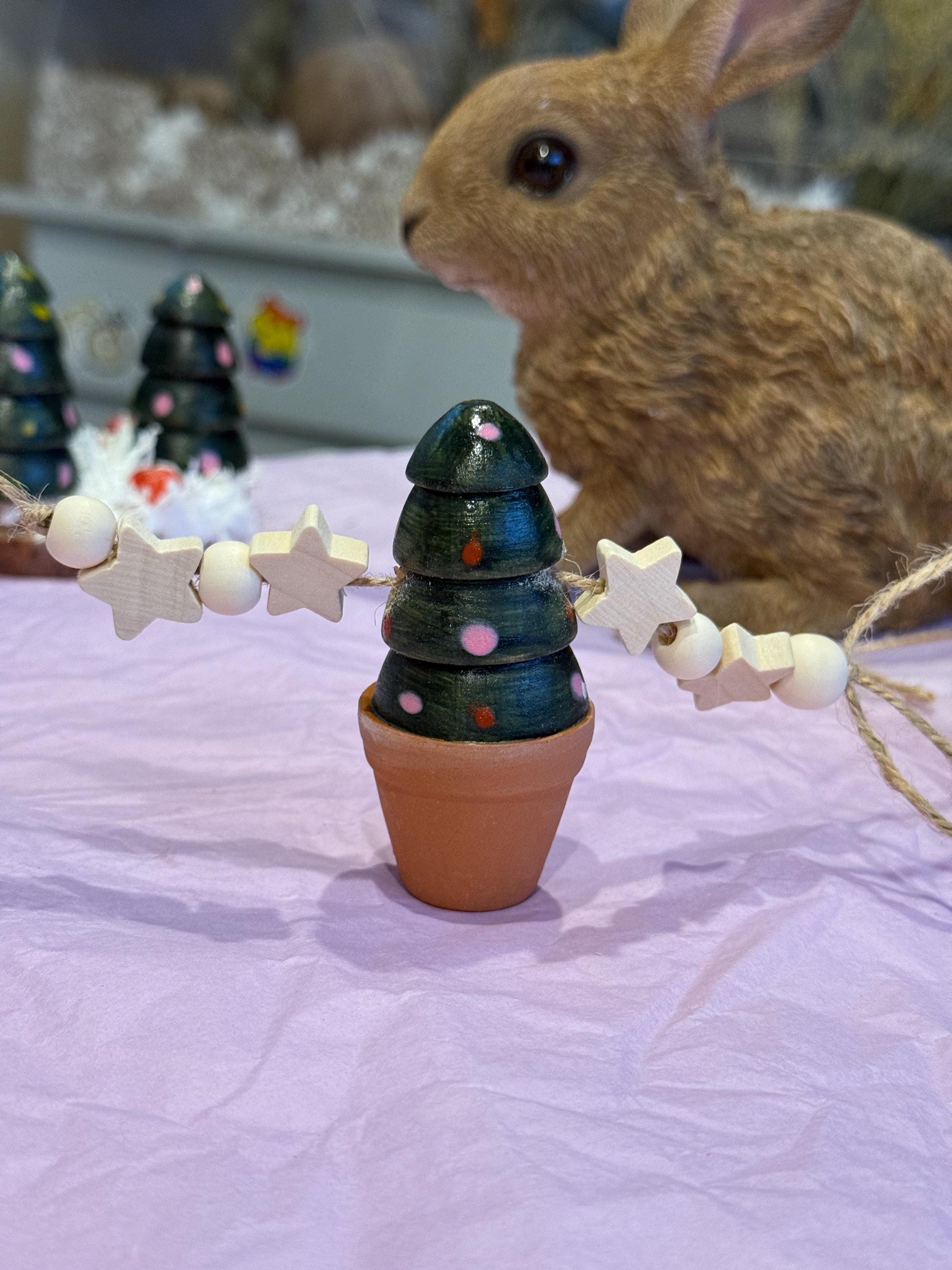 Christmas Tree Wooden Hamster Chew toy