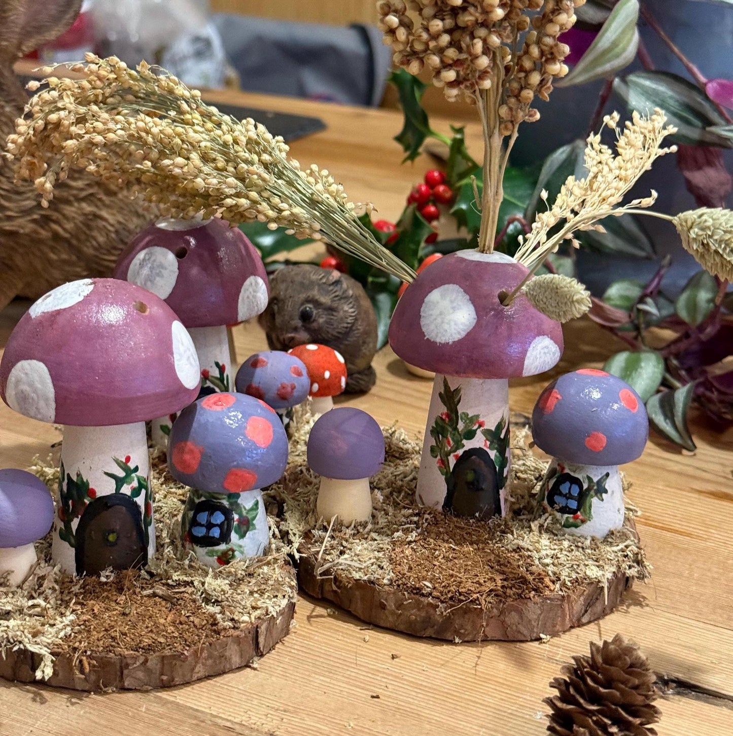 Fairy Garden Woodland Natural Hamster Chew Spray Holder Enrichment For Hamsters And Small Animals