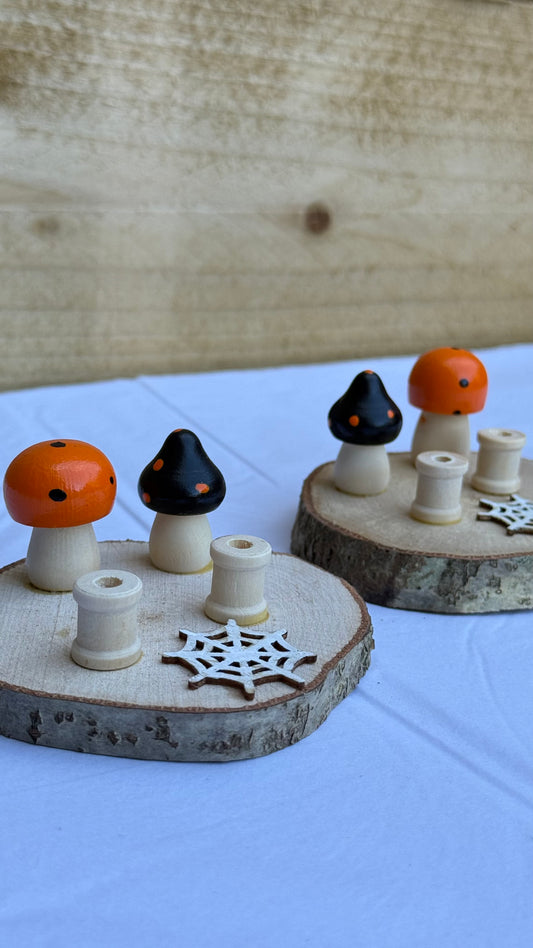 Halloween spooky toadstool spray holder for hamster cages