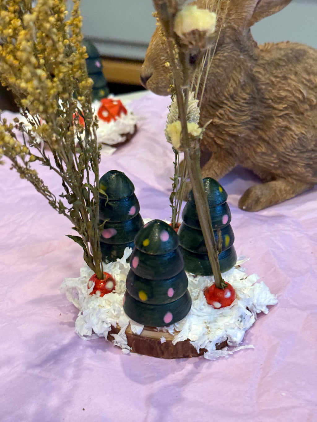 Christmas Hamster Spray Holder Festive Cage Chew Toy