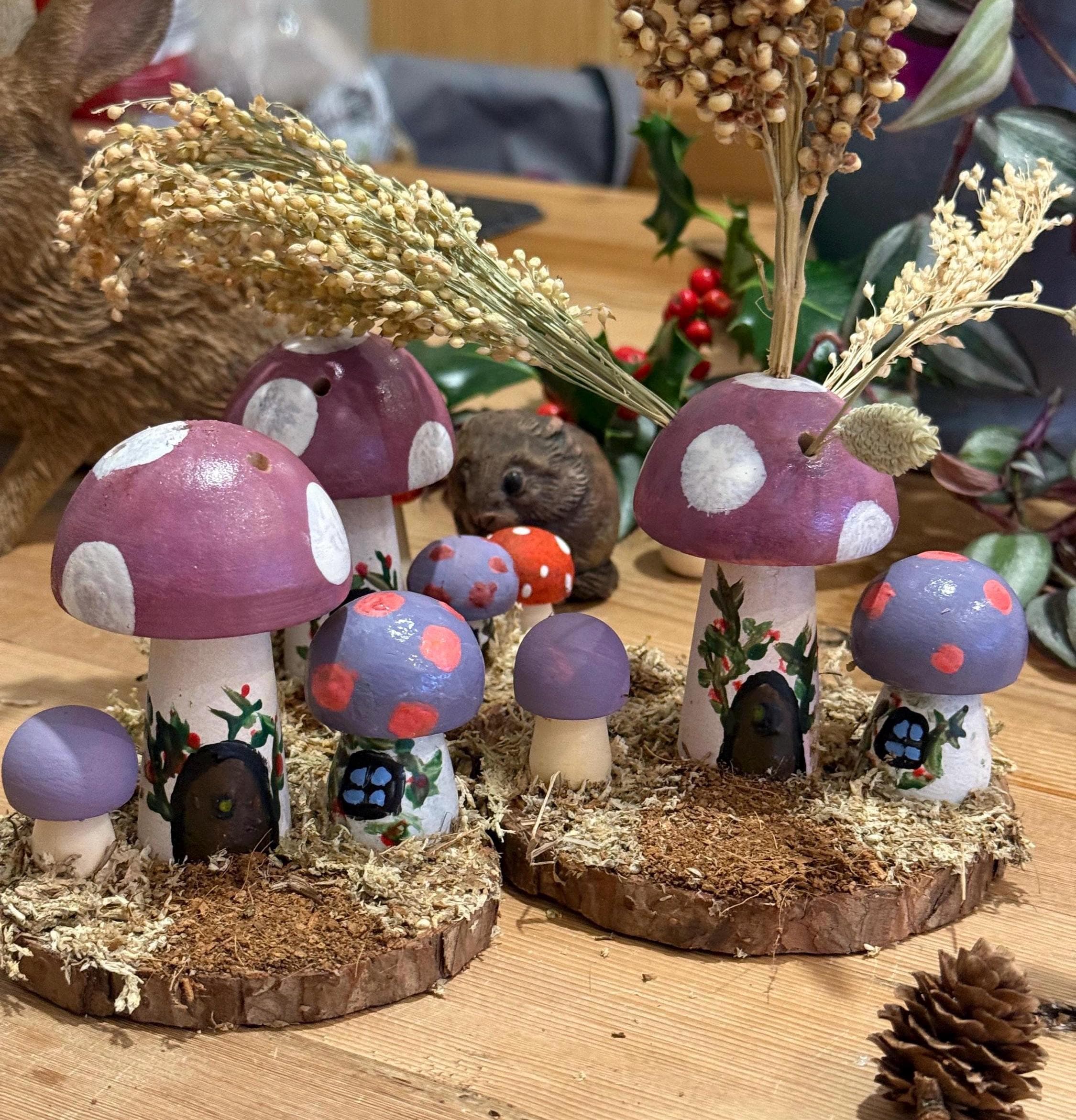 Fairy Garden Woodland Natural Hamster Chew Spray Holder Enrichment For Hamsters And Small Animals