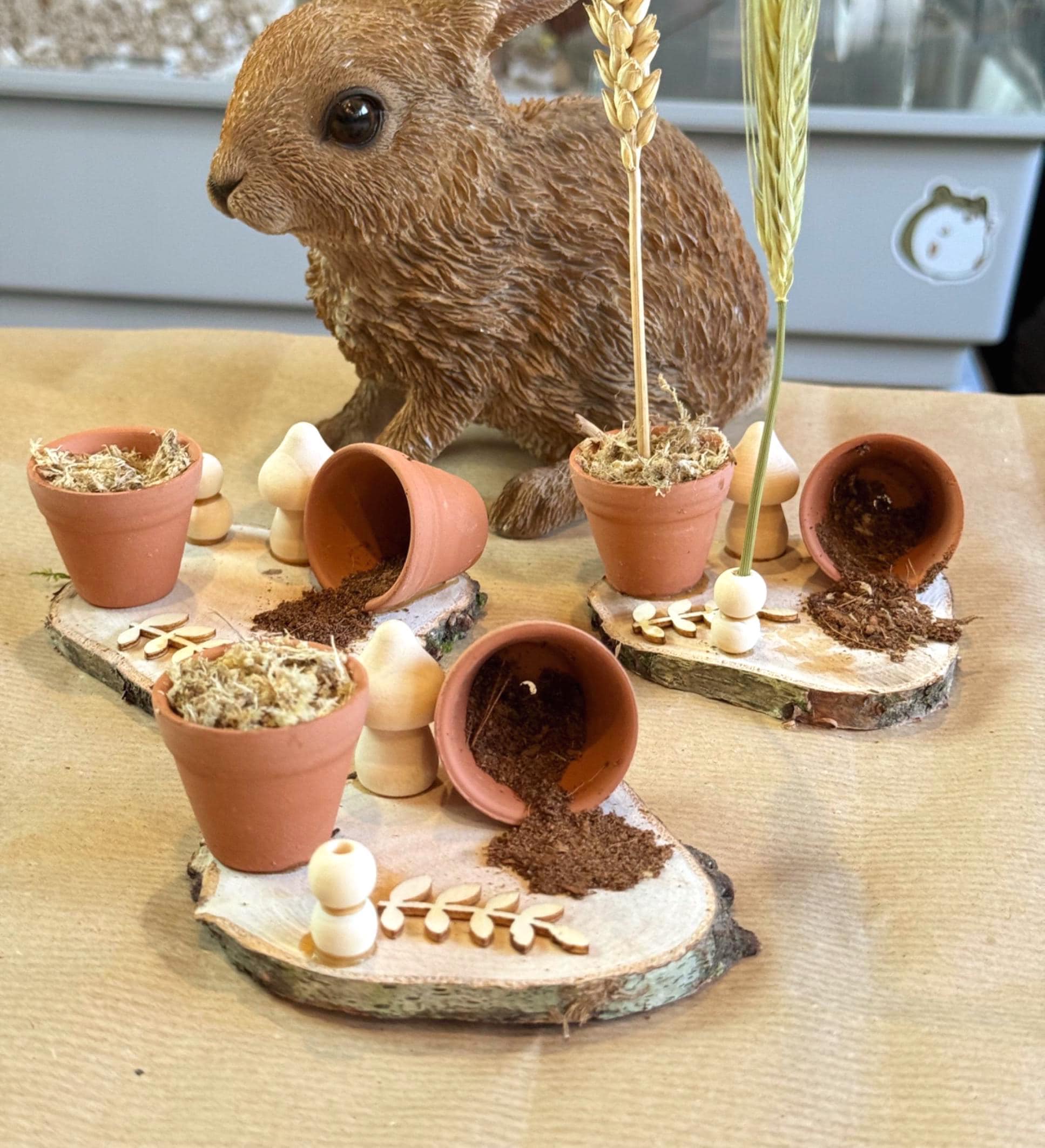 Hamster Spray Holder| Mini Garden Pot Theme | Small Animal Enrichment