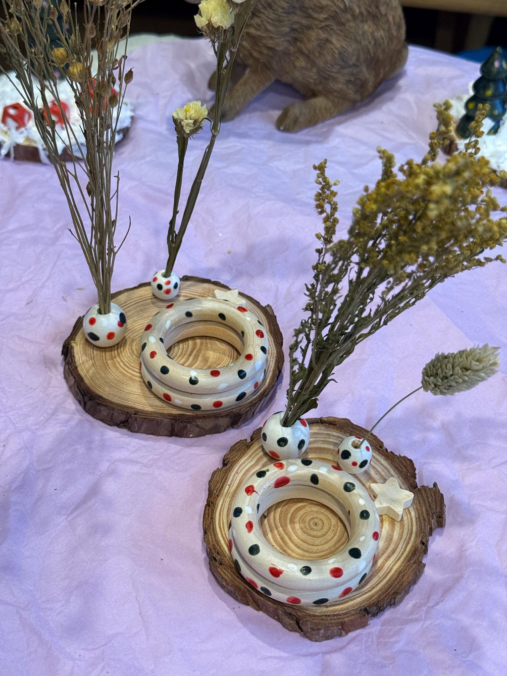 Christmas Spray and Treat Holder For Hamsters