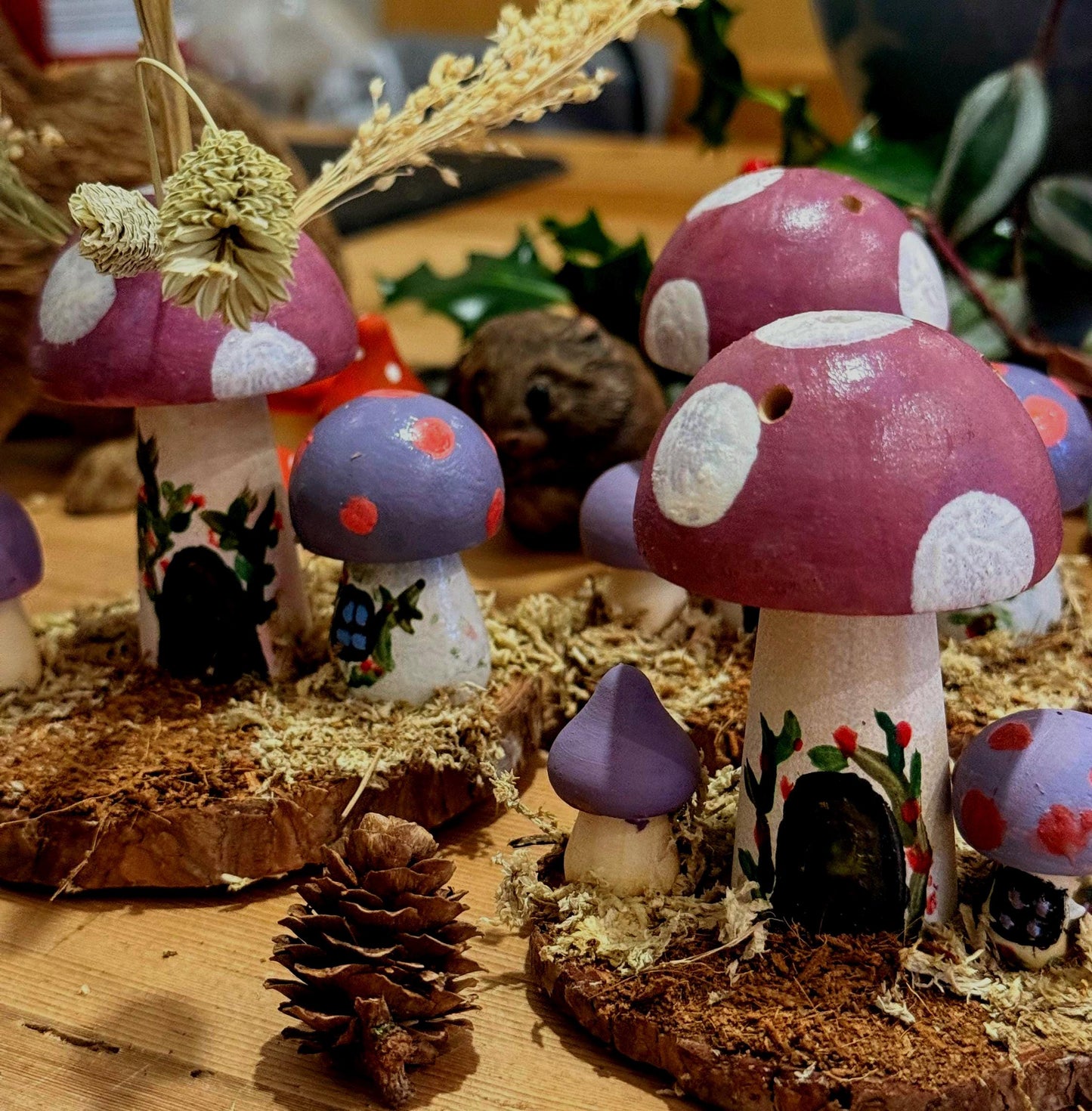 Fairy Garden Woodland Natural Hamster Chew Spray Holder Enrichment For Hamsters And Small Animals