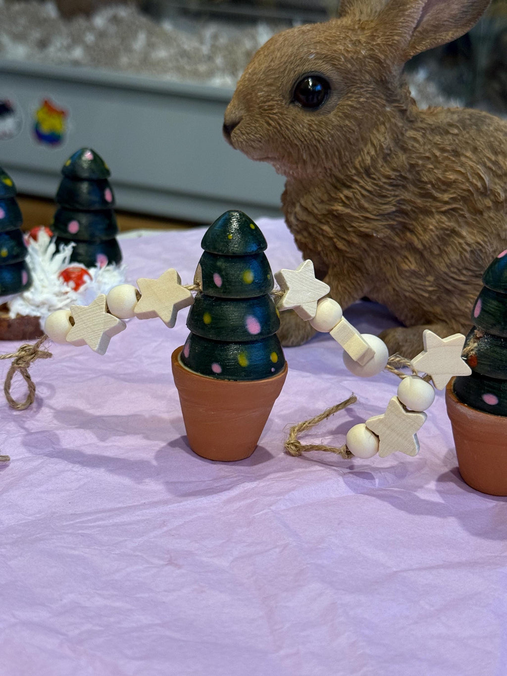 Christmas Tree Wooden Hamster Chew toy