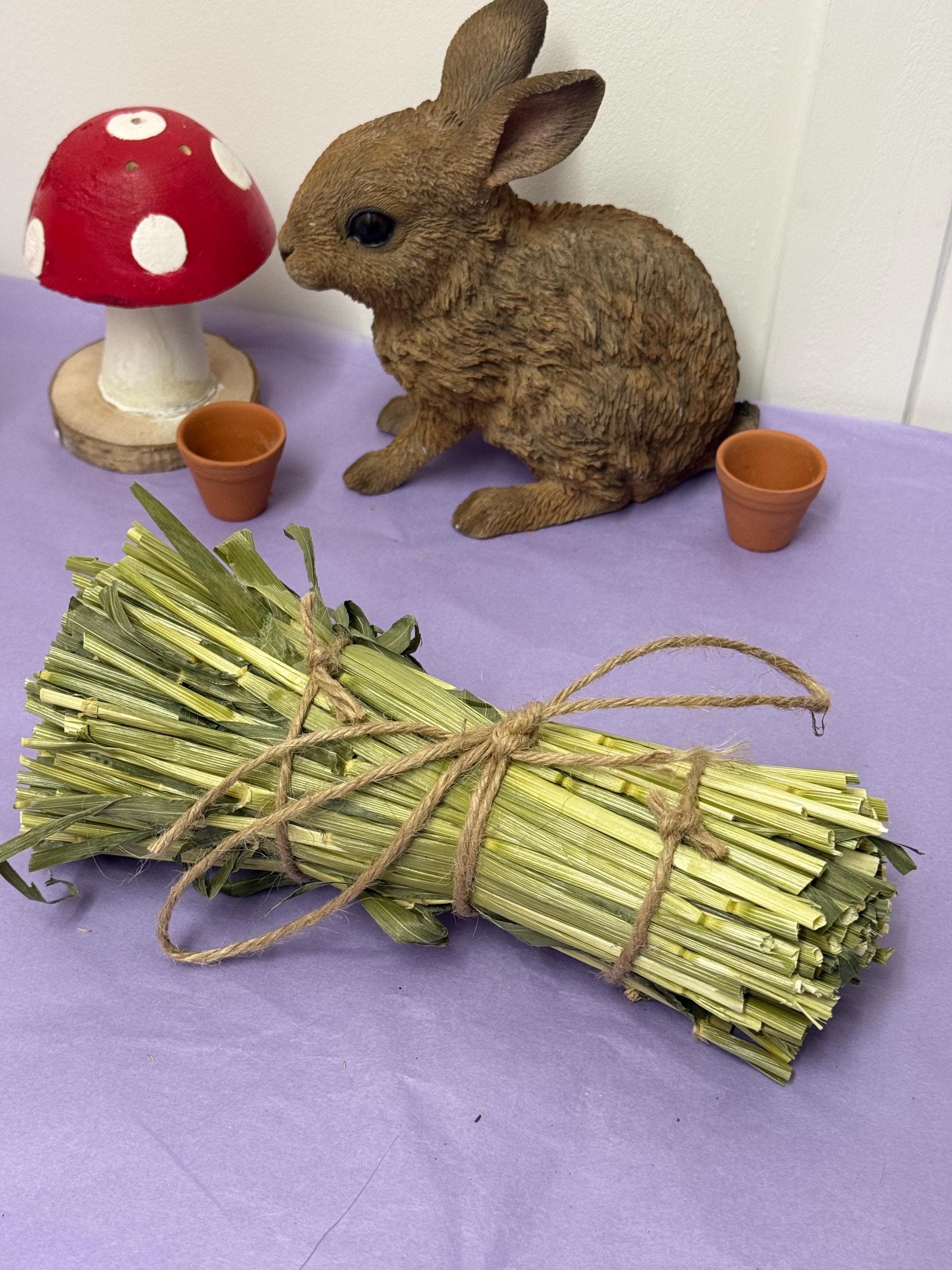 Barley Barrel Handmade Roller Toy For Rabbits & Guineapigs