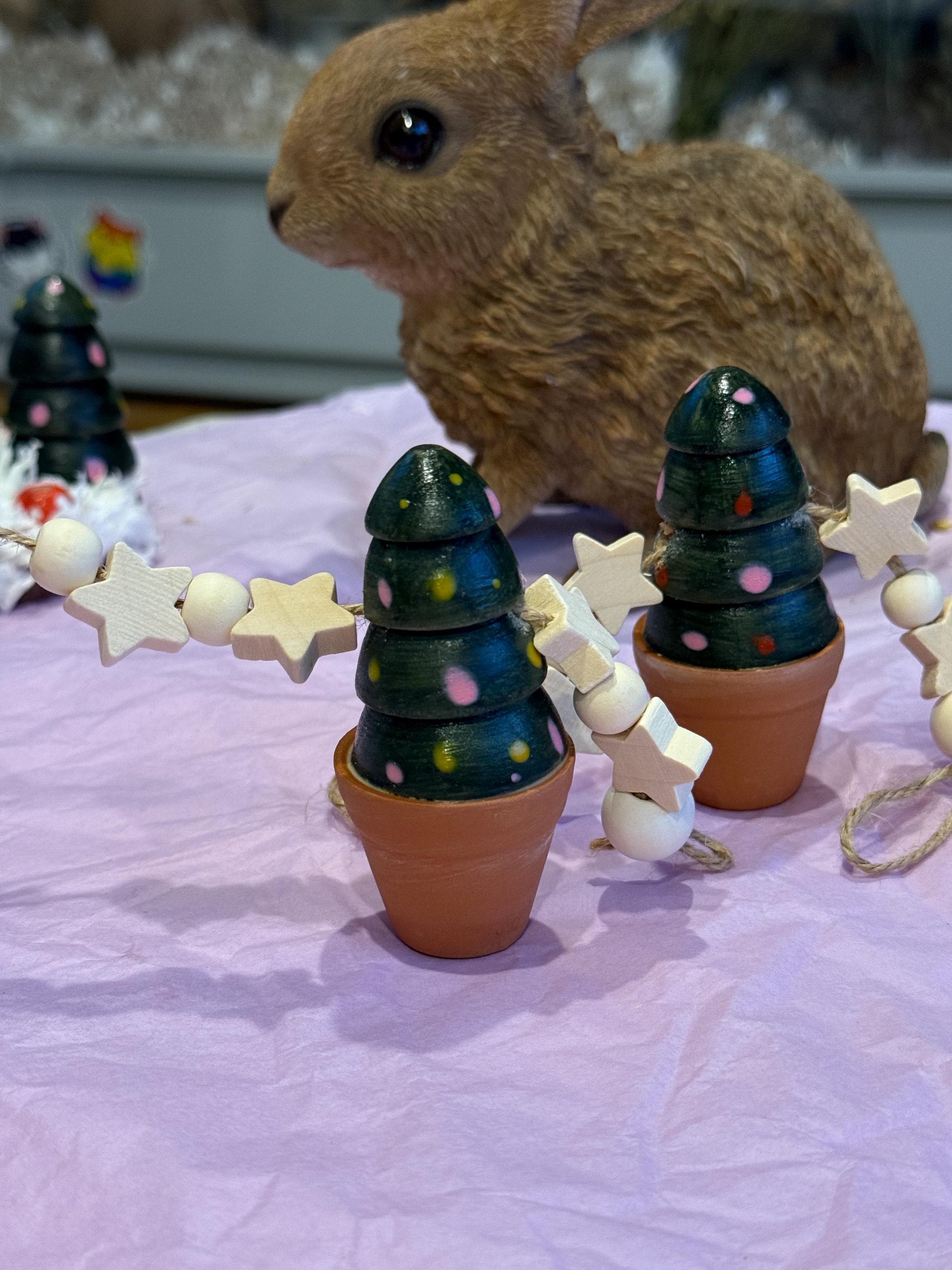 Christmas Tree Wooden Hamster Chew toy