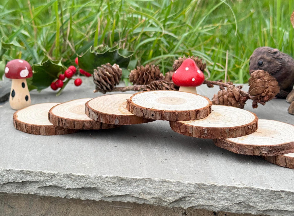 Hamster Wooden (hazel) Stepping Stone Bridge For Hamster Cages