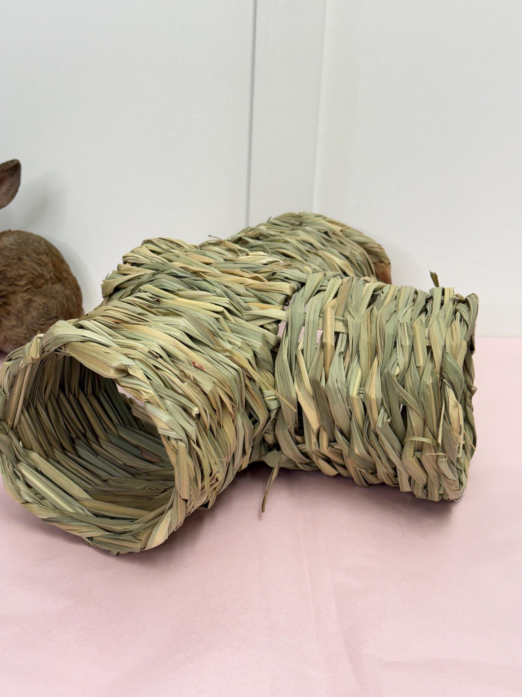 Large Woven Multi-Chamber Grass Tunnel For Small Animals