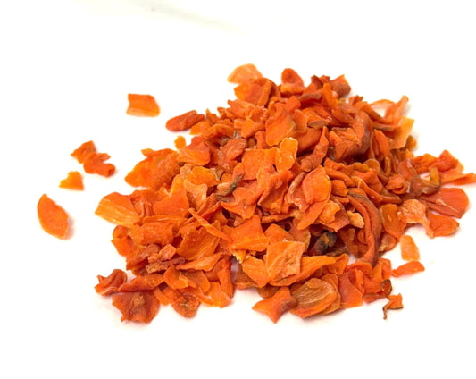 Dried Carrot Flakes For Small Animals Hamster Treats