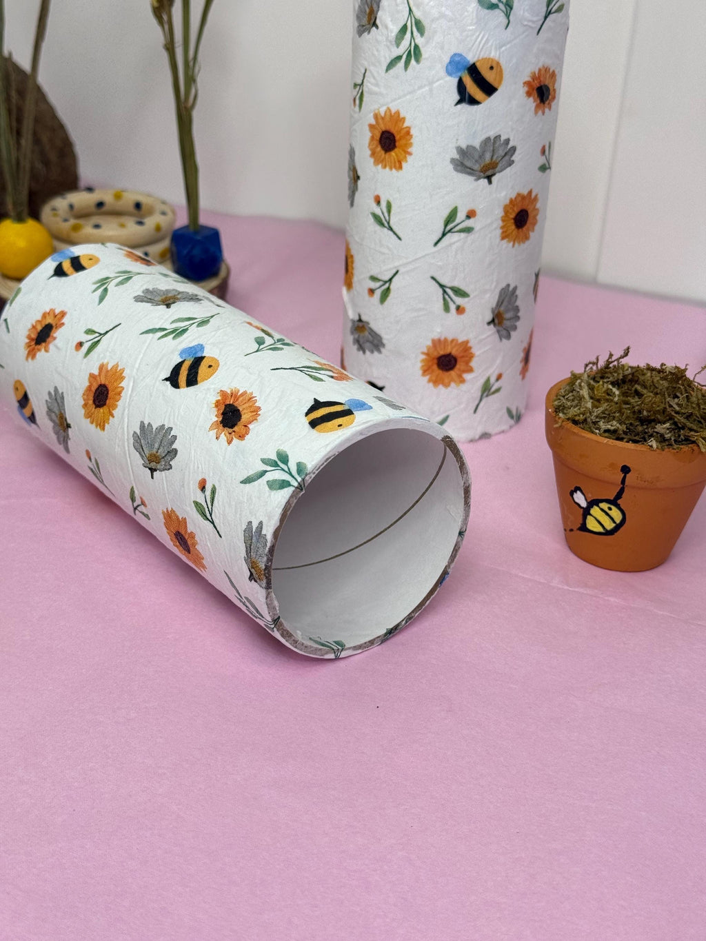 Cardboard Tube For Hamsters Spring Decor
