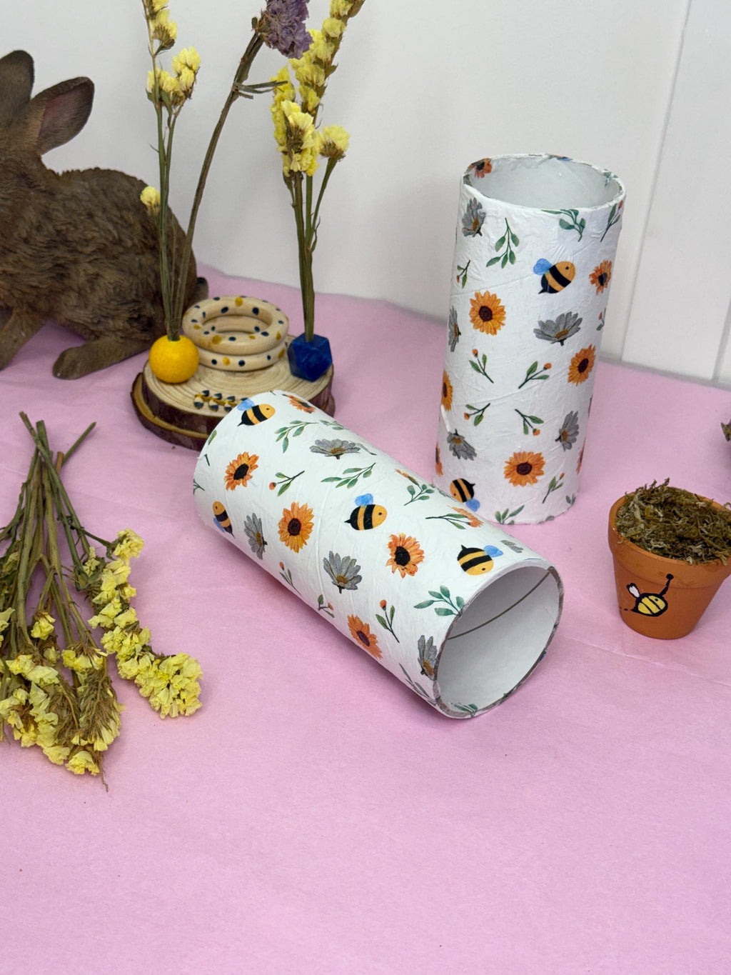 Cardboard Tube For Hamsters Spring Decor