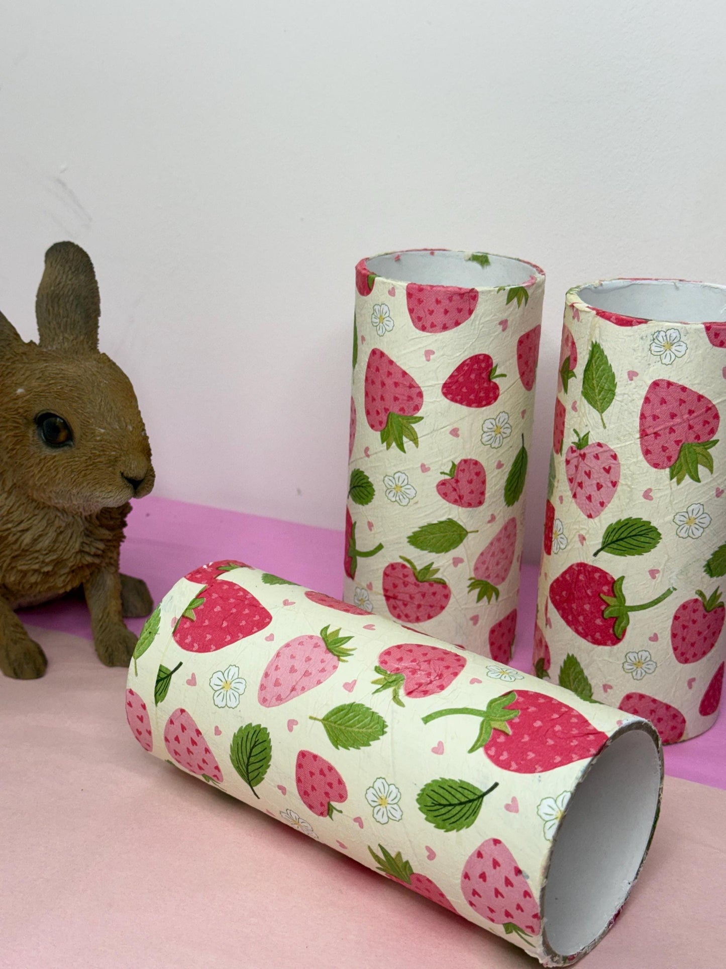 Cardboard Tube For Hamsters Fruity Spring Decor