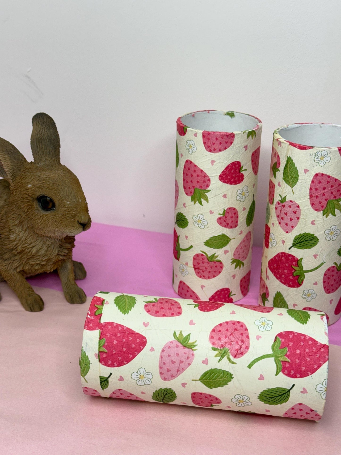 Cardboard Tube For Hamsters Fruity Spring Decor