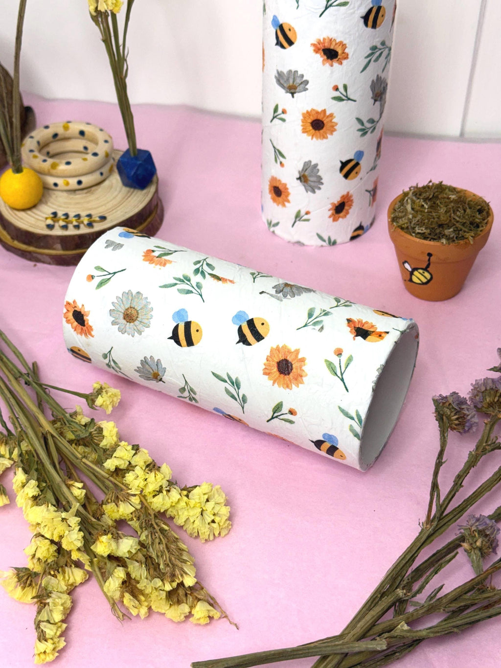 Cardboard Tube For Hamsters Spring Decor